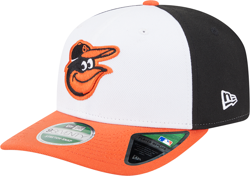 Baltimore Orioles Home Authentic Collection 9SEVENTY Stretch-Snap Hat