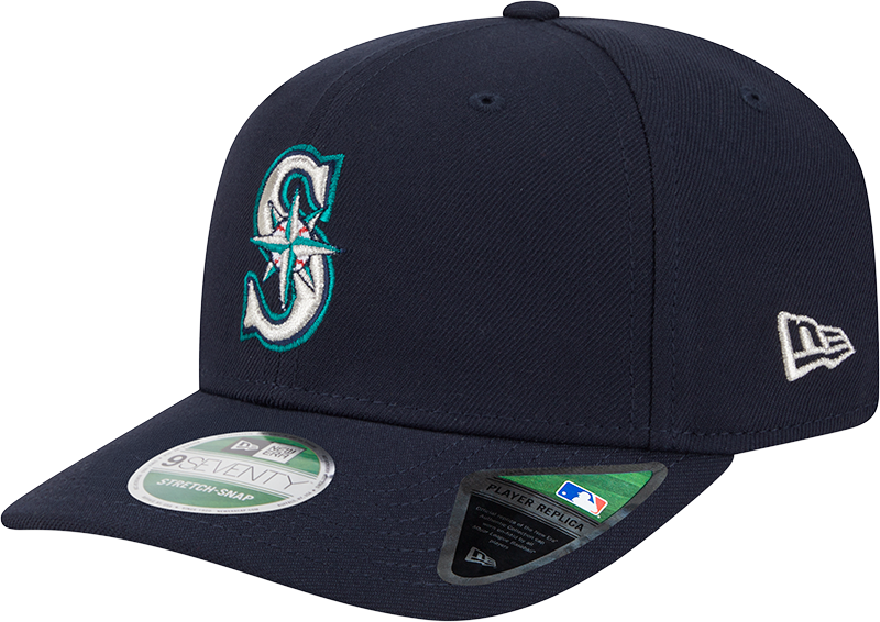 Seattle Mariners Game Authentic Collection 9SEVENTY Stretch-Snap Hat