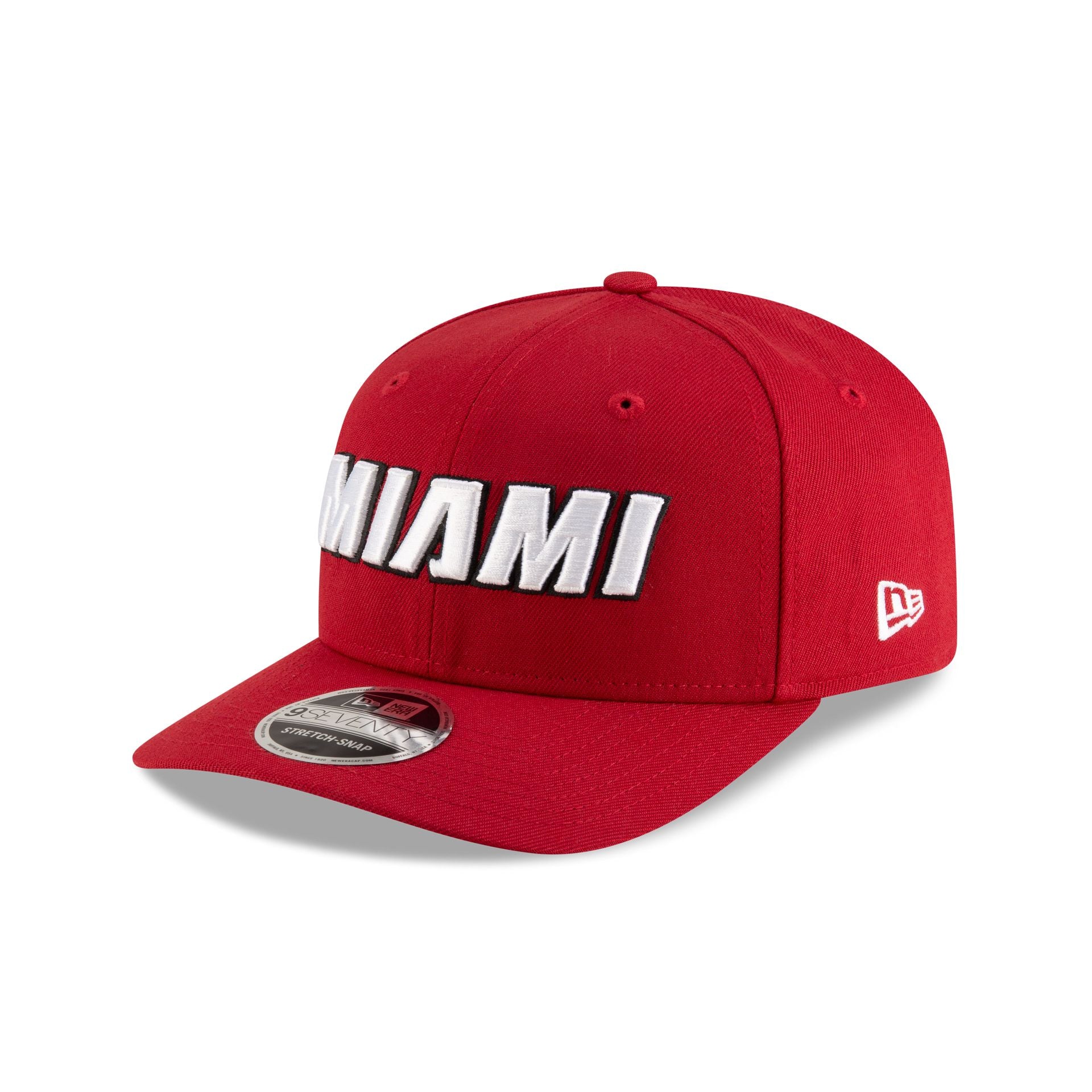 Miami Heat 2025 Statement Edition 9SEVENTY Stretch-Snap Hat