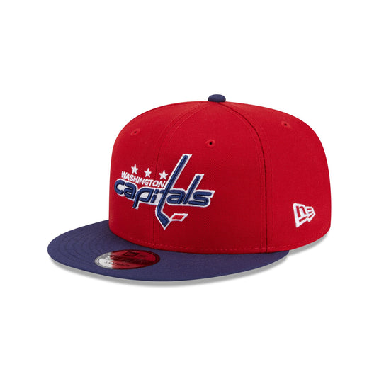 Washington Capitals Navy Visor 9FIFTY Snapback Hat - New Era Cap