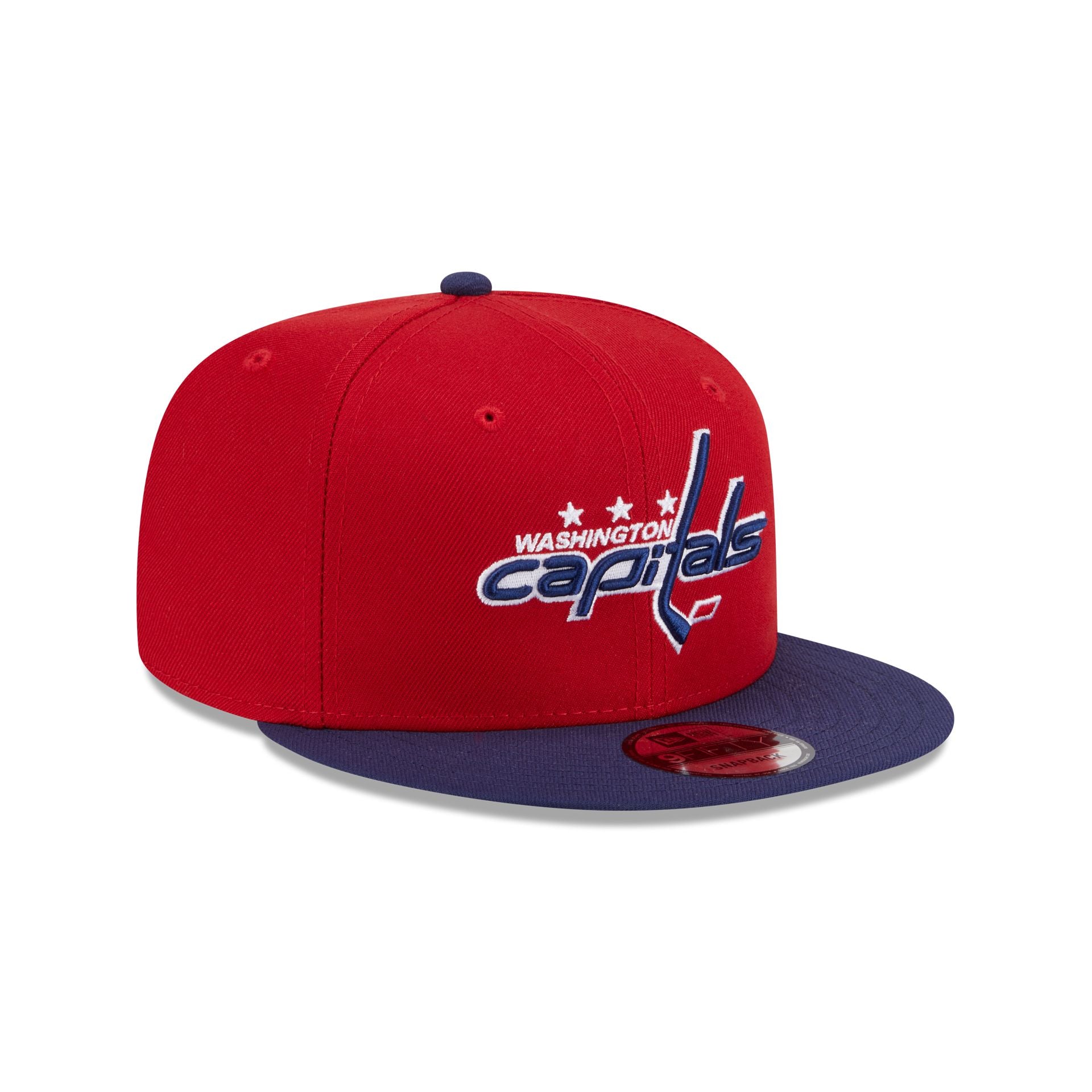 Washington Capitals Navy Visor 9FIFTY Snapback Hat