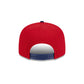 Washington Capitals Navy Visor 9FIFTY Snapback Hat