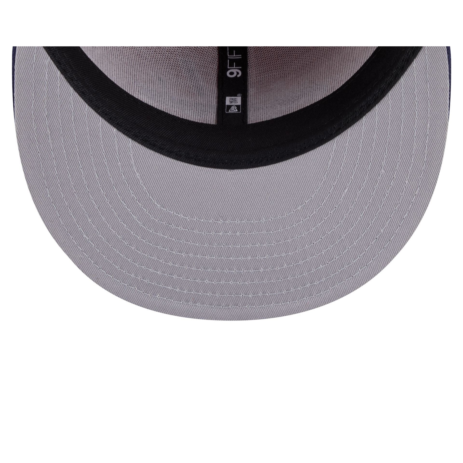 Washington Capitals Navy Visor 9FIFTY Snapback Hat