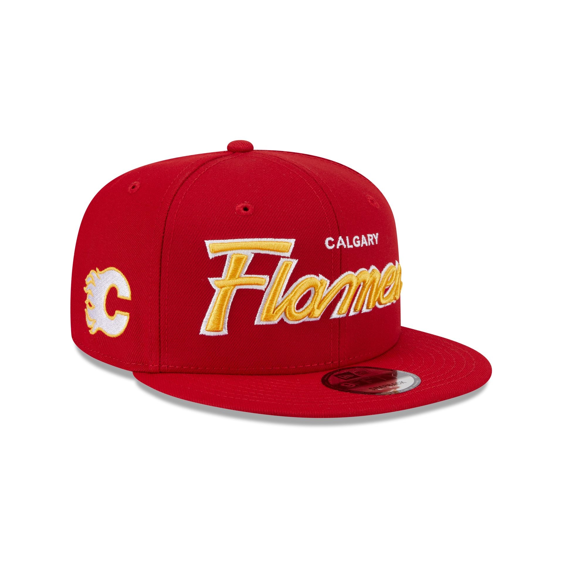 Calgary Flames Script 9FIFTY Snapback Hat