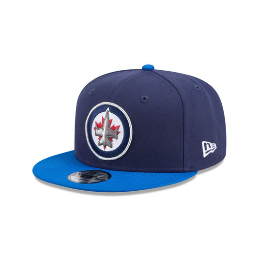 Winnipeg Jets Blue Visor 9FIFTY Snapback Hat - New Era Cap