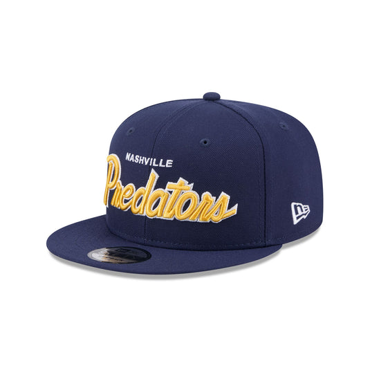 Nashville Predators Script 9FIFTY Snapback Hat - New Era Cap