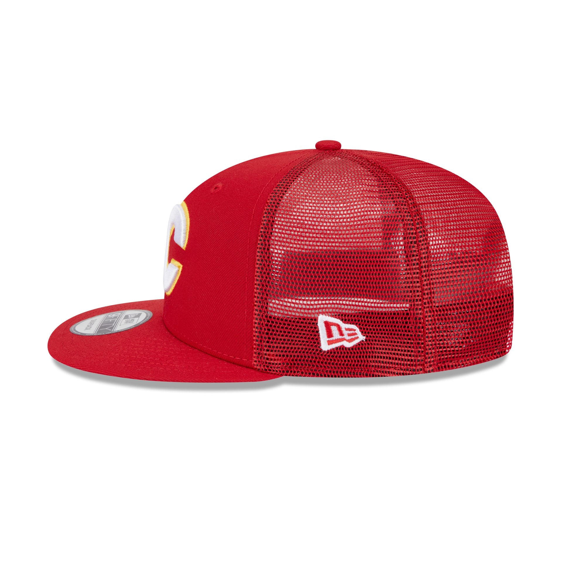 Calgary Flames Team Tag 9FIFTY Trucker Hat