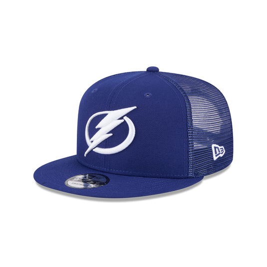Tampa Bay Lightning Team Tag 9FIFTY Trucker Hat - New Era Cap