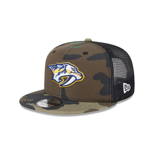 Nashville Predators Camo 9FIFTY Trucker Hat - New Era Cap