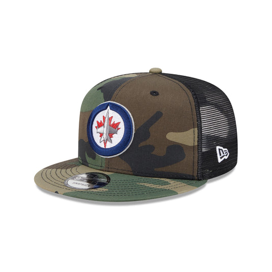 Winnipeg Jets Camo 9FIFTY Trucker Hat - New Era Cap