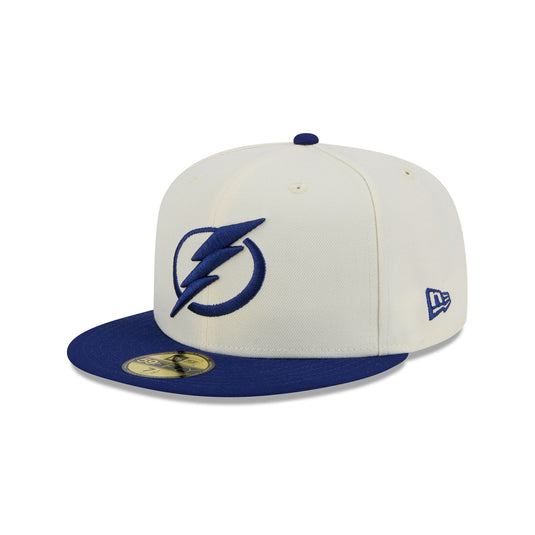 Tampa Bay Lightning Chrome White 59FIFTY Fitted Hat - New Era Cap