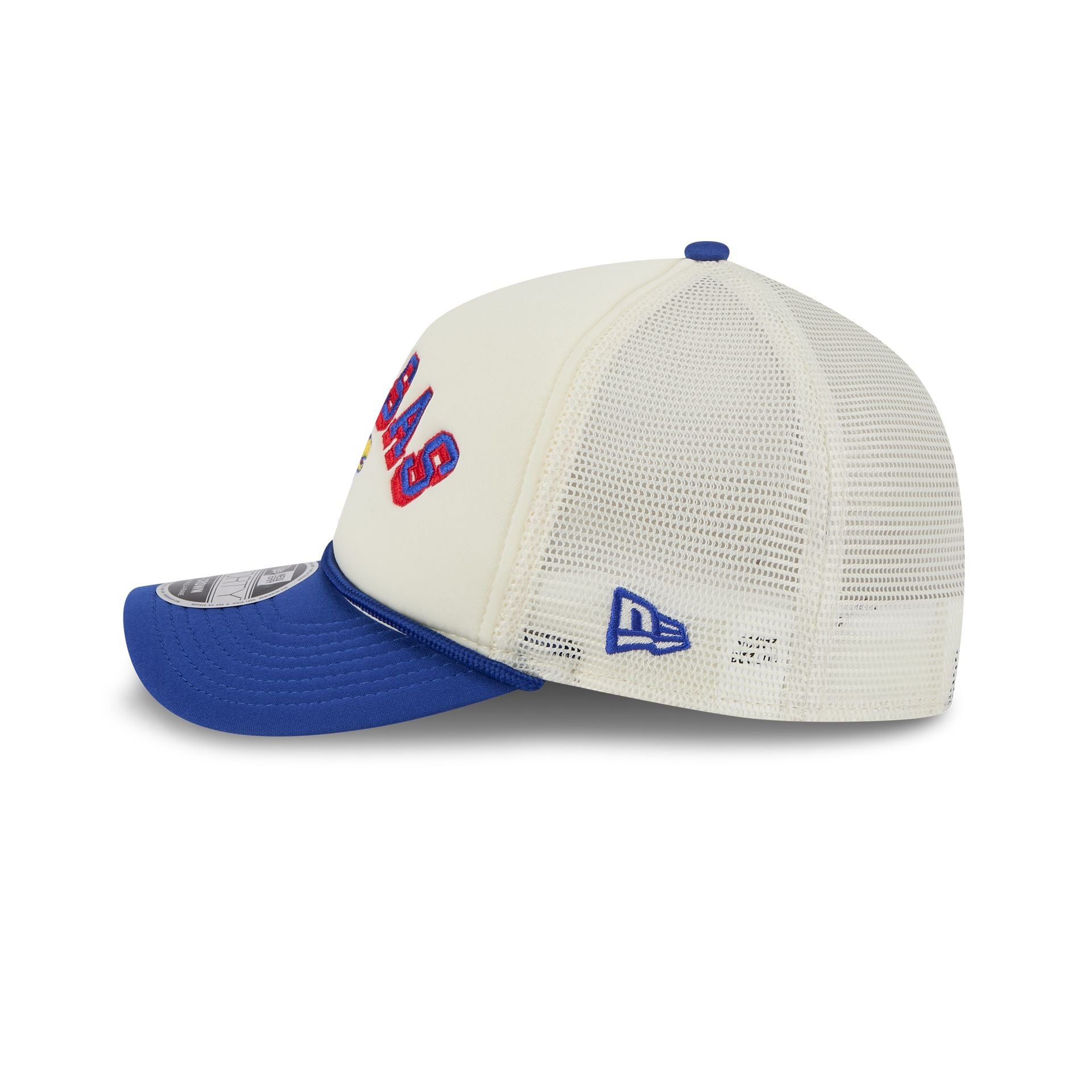Kansas Jayhawks Chrome Arch 9FORTY M-Crown A-Frame Trucker Hat
