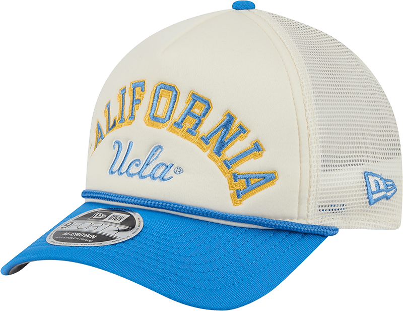 UCLA Bruins Chrome Arch 9FORTY M-Crown A-Frame Trucker Hat