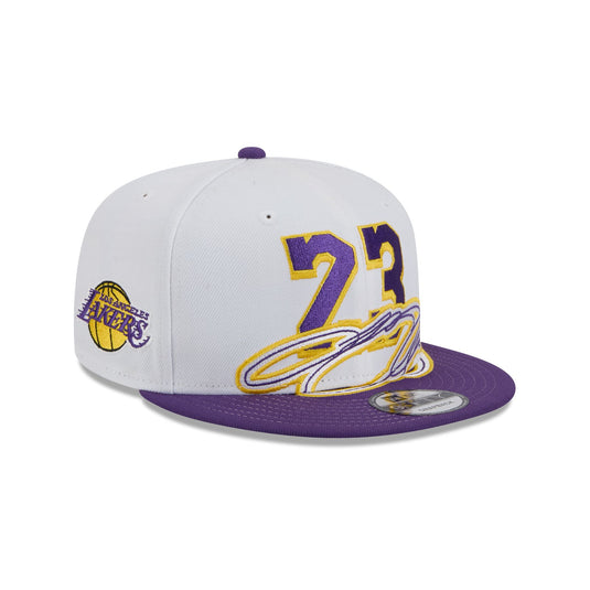 Los Angeles Lakers Lebron James Signature 9FIFTY Snapback Hat - New Era Cap