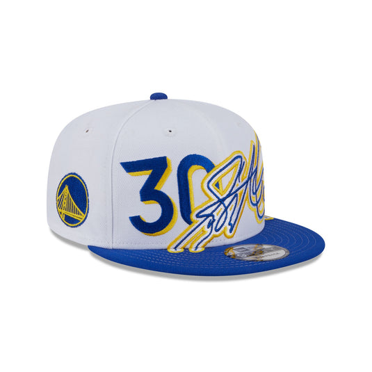 Golden State Warriors Stephen Curry Signature 9FIFTY Snapback Hat - New Era Cap