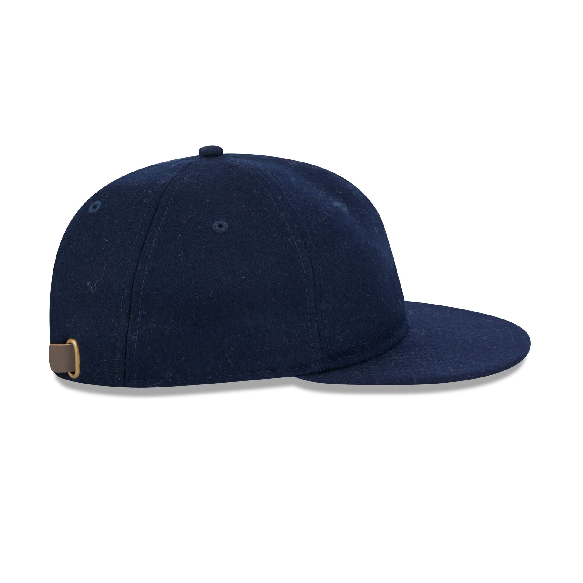 New Era Cap Navy Melton Wool Retro Crown 9FIFTY Strapback Hat