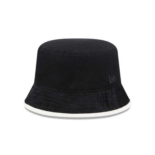 New Era Cap Black and White Cord Bucket Hat - New Era Cap