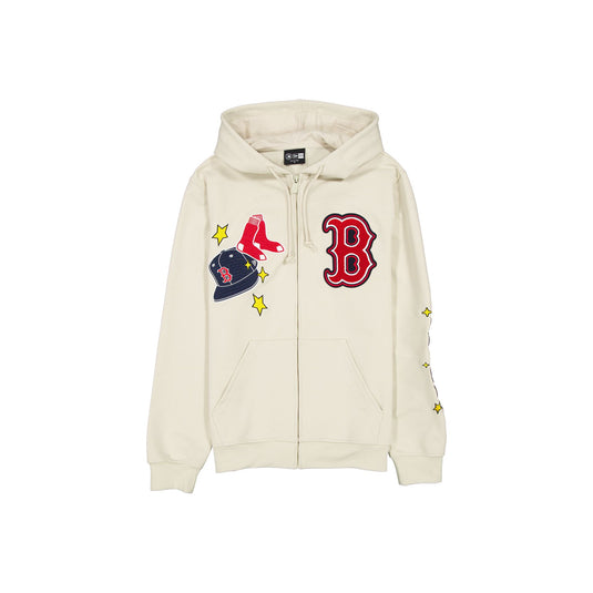Boston Red Sox Stone Logo Select Full-Zip Hoodie - New Era Cap