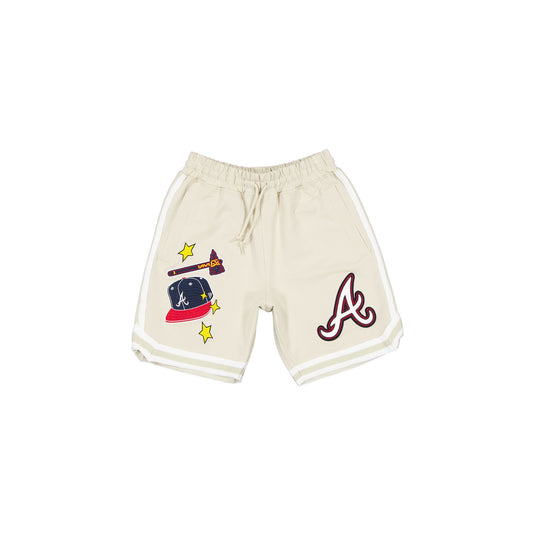 Atlanta Braves Stone Logo Select Shorts - New Era Cap