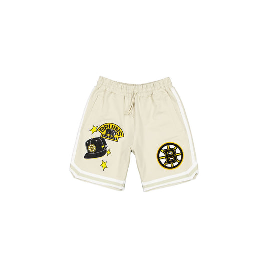 Boston Bruins Stone Logo Select Shorts - New Era Cap