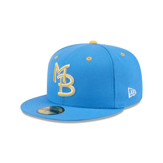 Myrtle Beach Pelicans Authentic Collection 59FIFTY Fitted Hat - New Era Cap