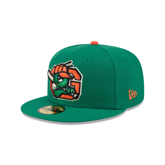 Greensboro Grasshoppers Authentic Collection 59FIFTY Fitted Hat - New Era Cap