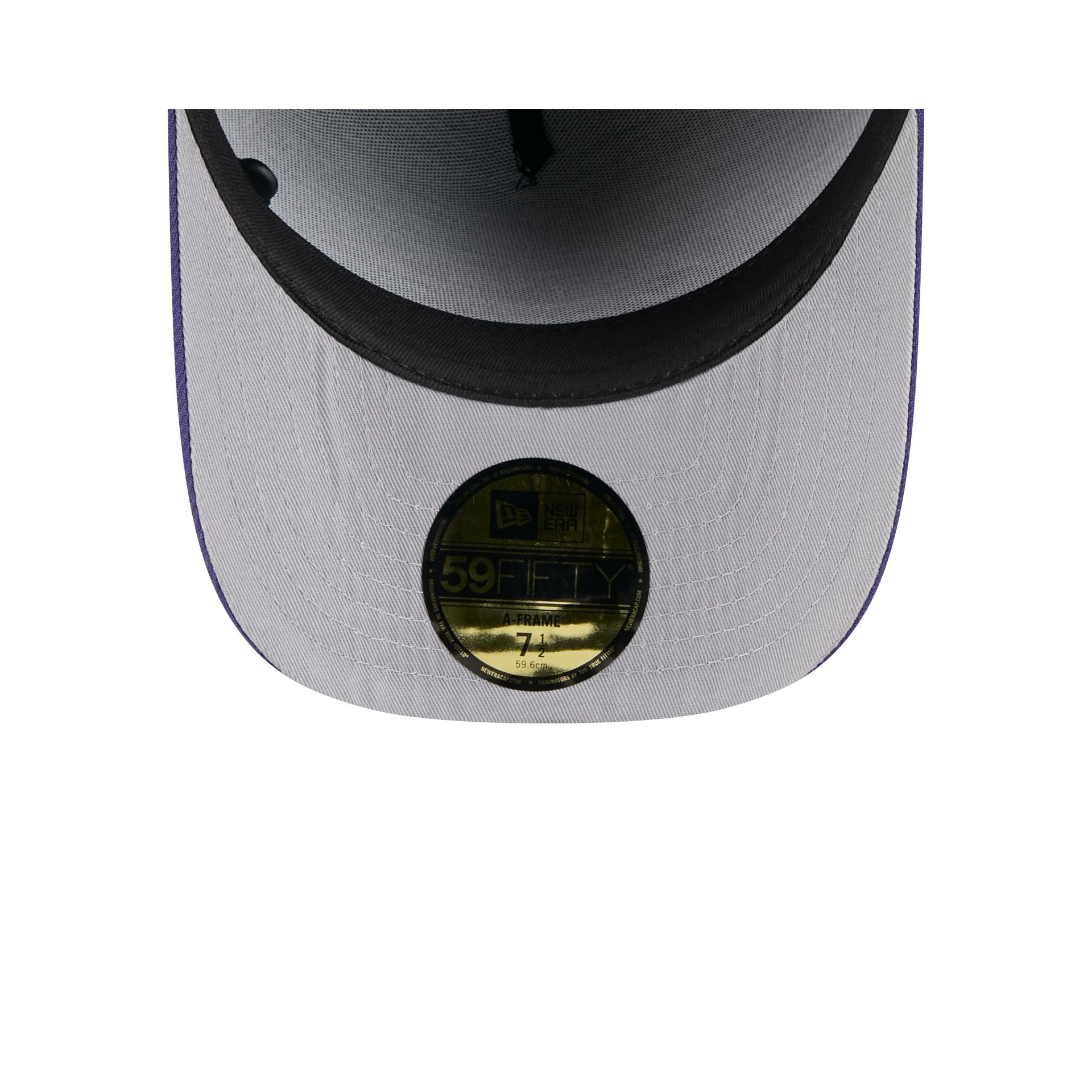 Baltimore Ravens 2025 Draft Black 59FIFTY A-Frame Fitted Hat