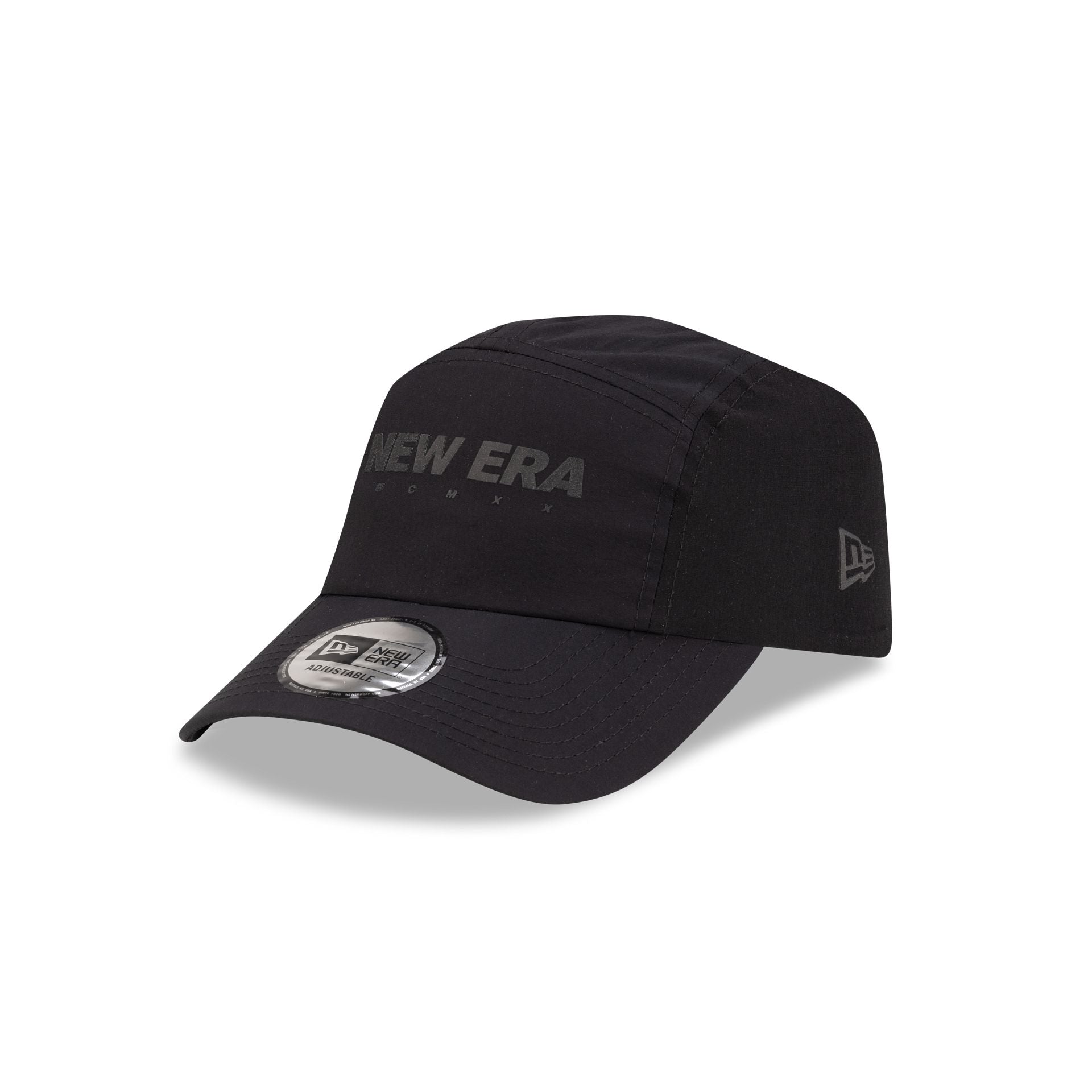 New Era Cap Tech Black Runner Strapback Hat