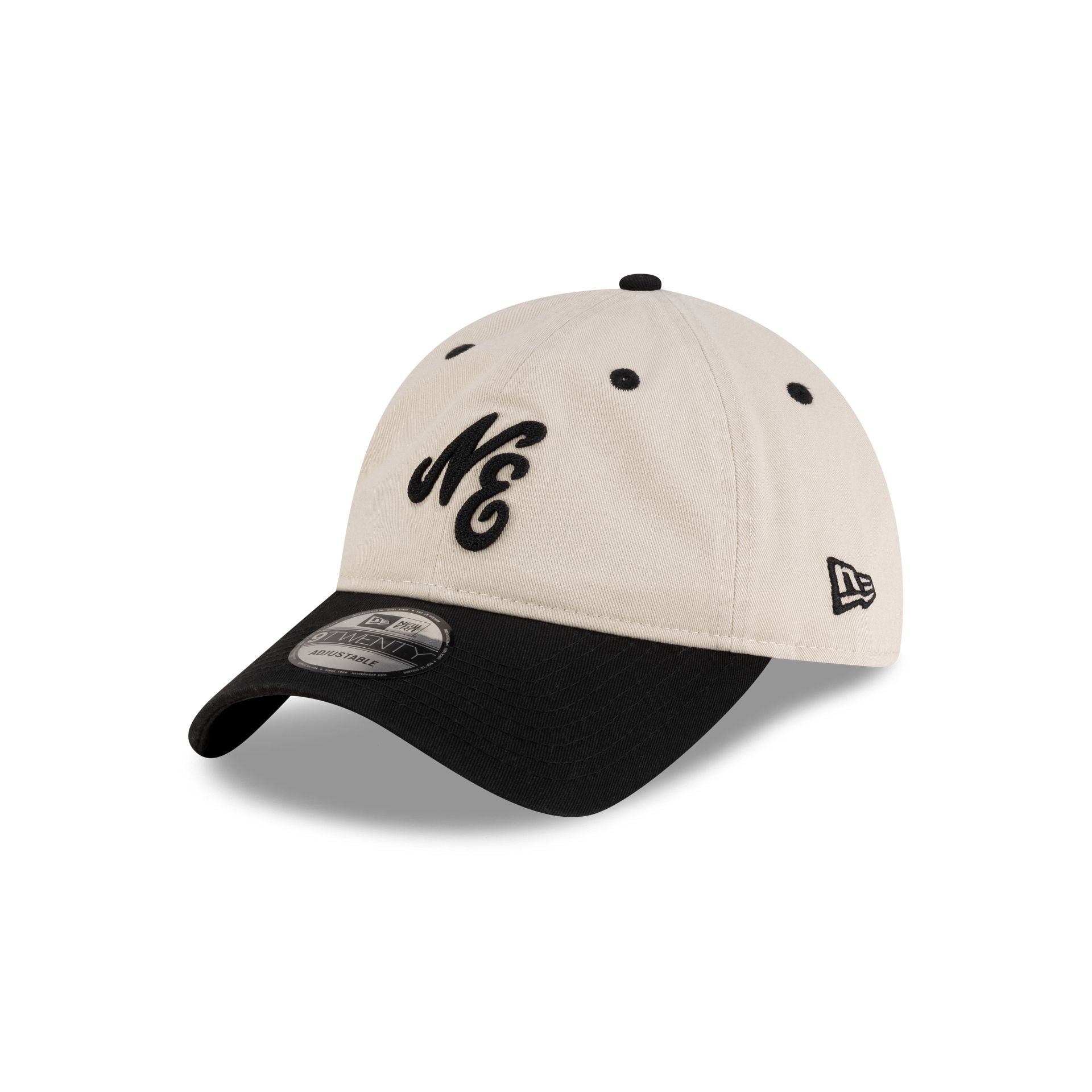 New Era Cap Heritage Black and Cream 9TWENTY Adjustable Hat