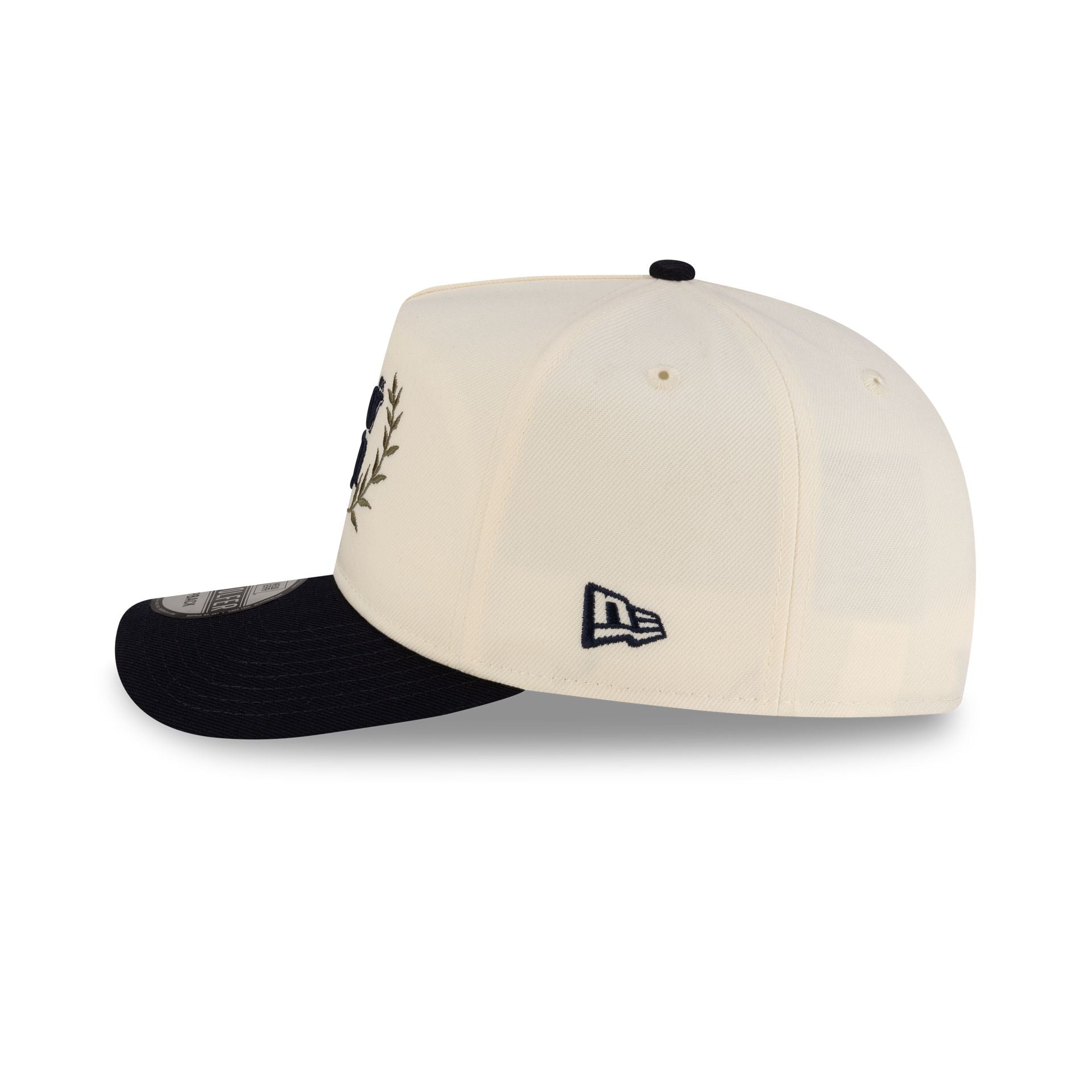 New Era Cap Cream Pre-Curved Golfer Hat