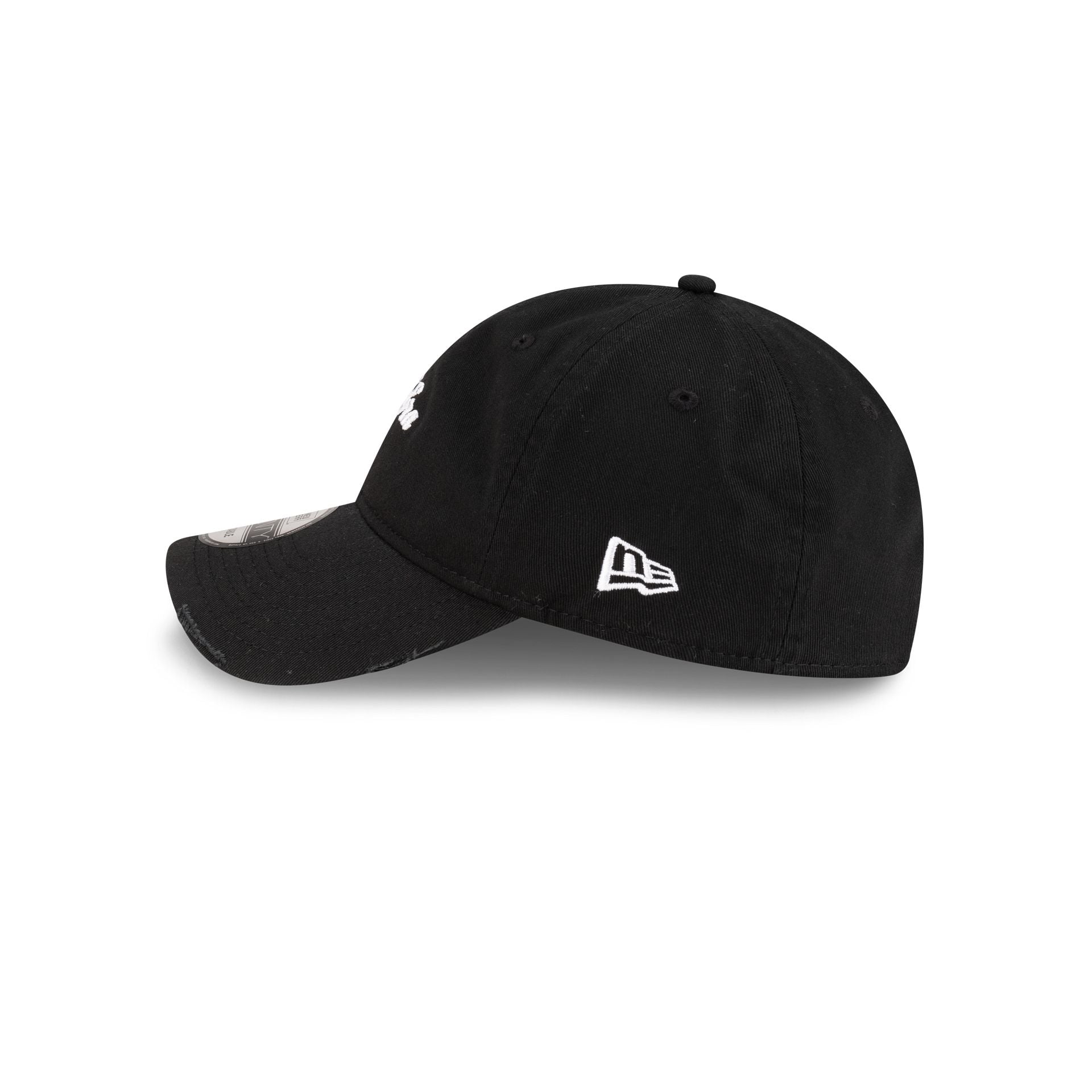 New Era Cap Distressed Black 9TWENTY Adjustable Hat