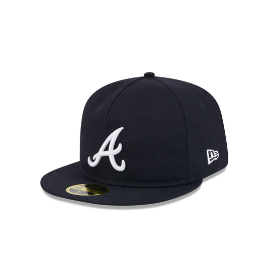 Atlanta Braves Boho Wool Retro Crown 59FIFTY Fitted Hat - New Era Cap