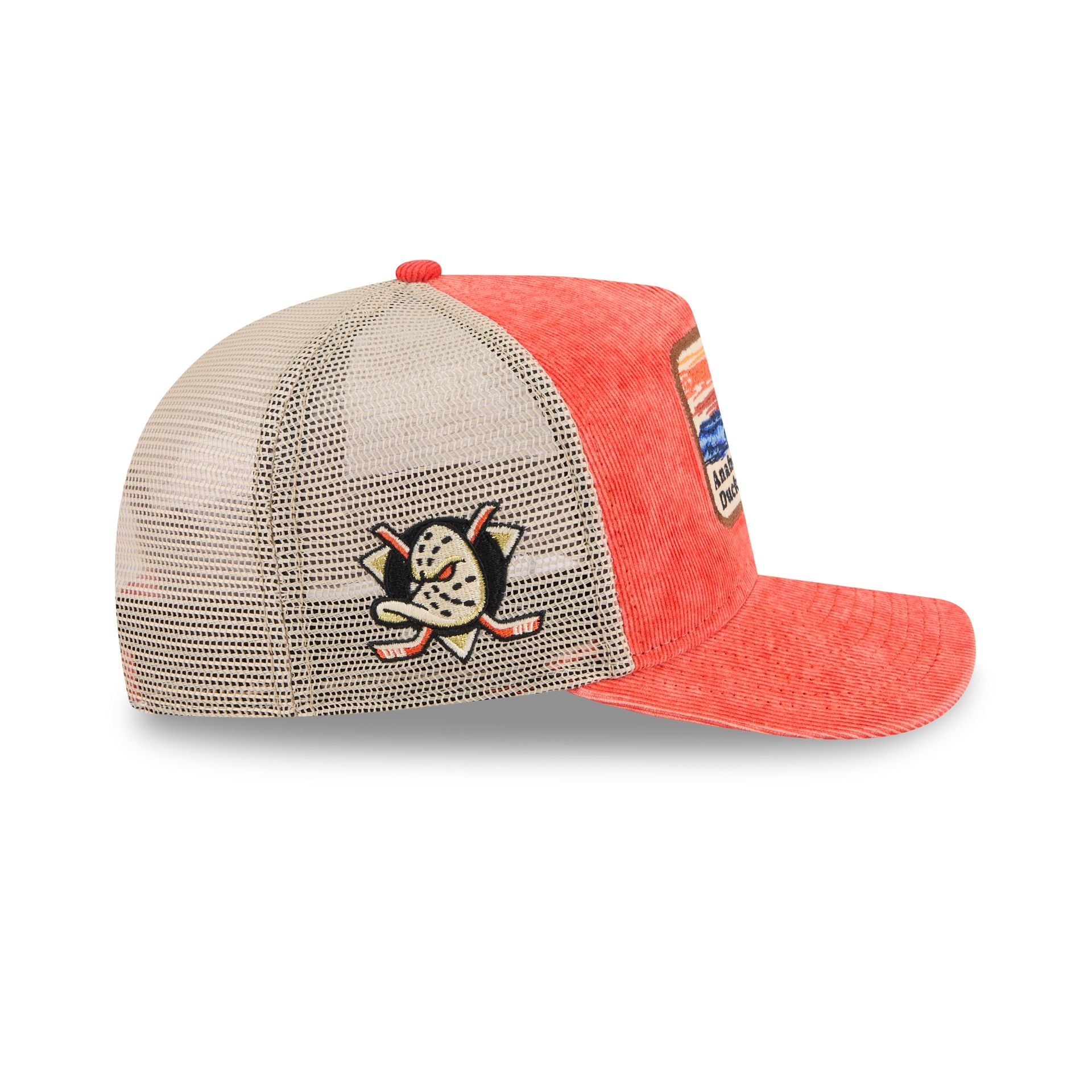 Anaheim Ducks Vintage Landscape 9FIFTY A-Frame Trucker Hat