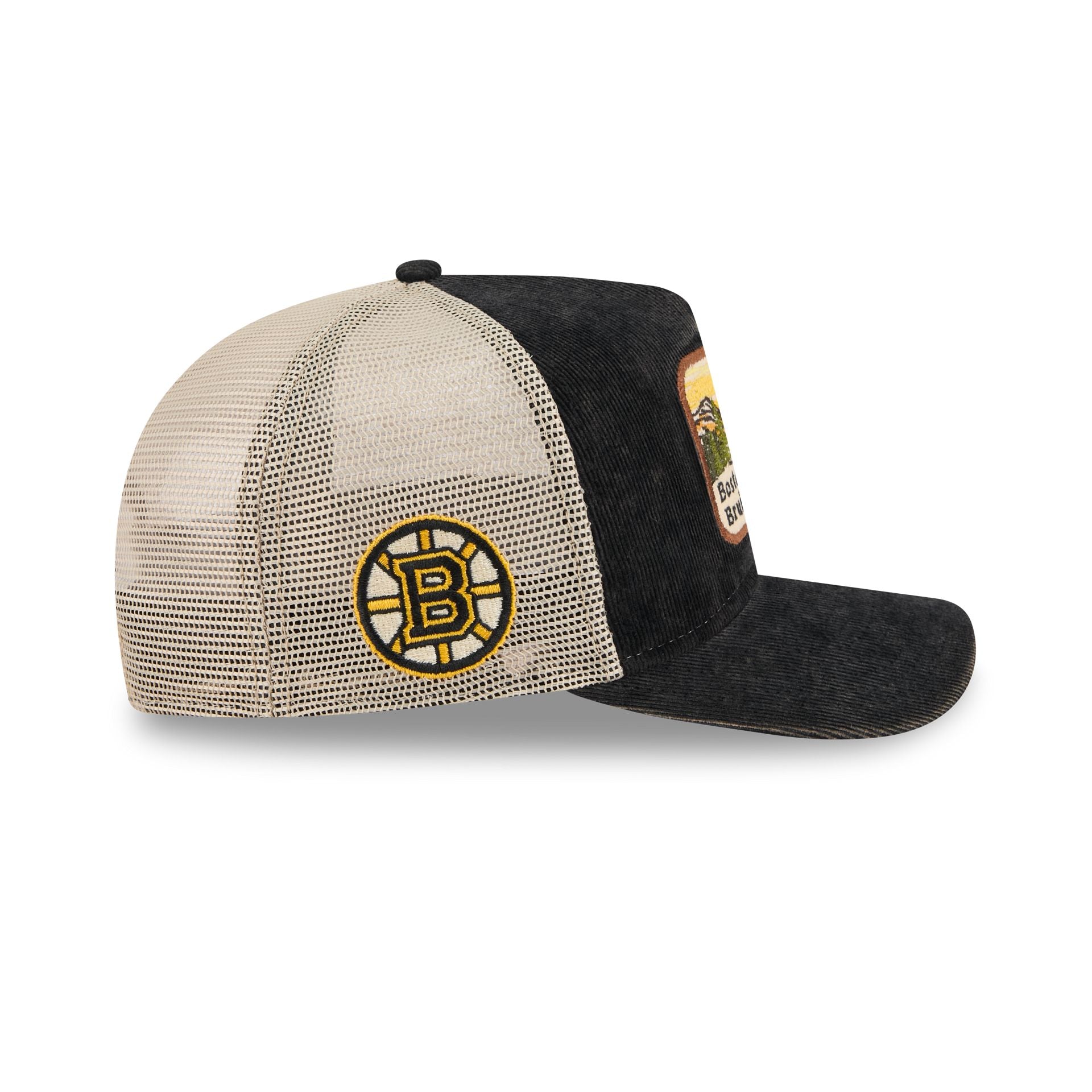 Boston Bruins Vintage Landscape 9FIFTY A-Frame Trucker Hat