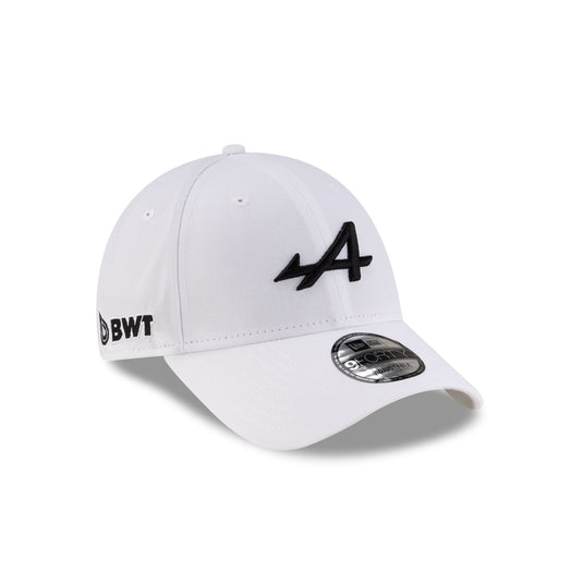 BWT Alpine F1 Team Essential White 9FORTY Snapback Hat - New Era Cap