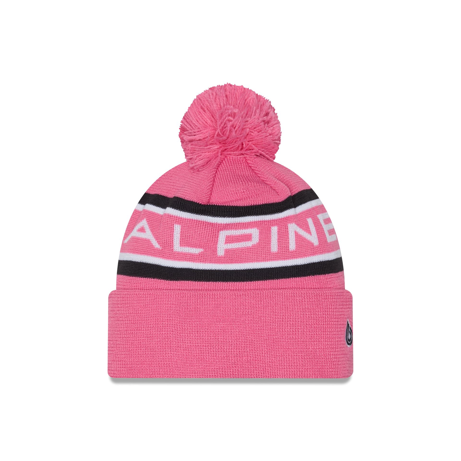 BWT Alpine F1 Team Pop Pink Pom Knit Hat