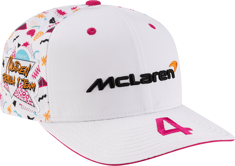 2025 Miami Race Special McLaren Formula 1 Team Lando Norris 9SEVENTY Stretch-Snap Hat