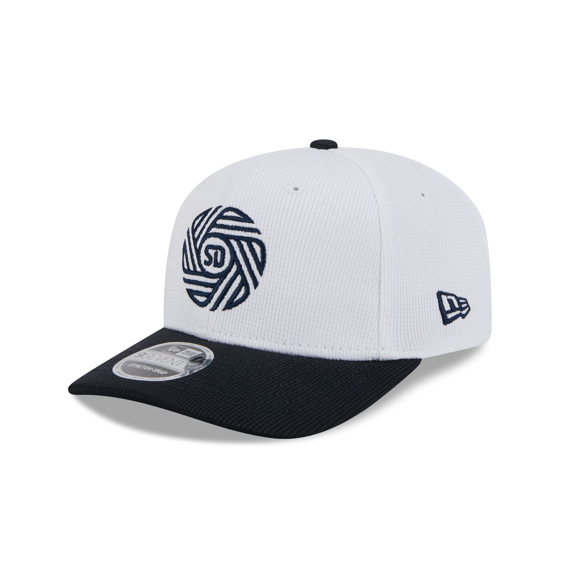 San Diego FC 2025 Jersey Hook White 9SEVENTY Stretch-Snap Hat