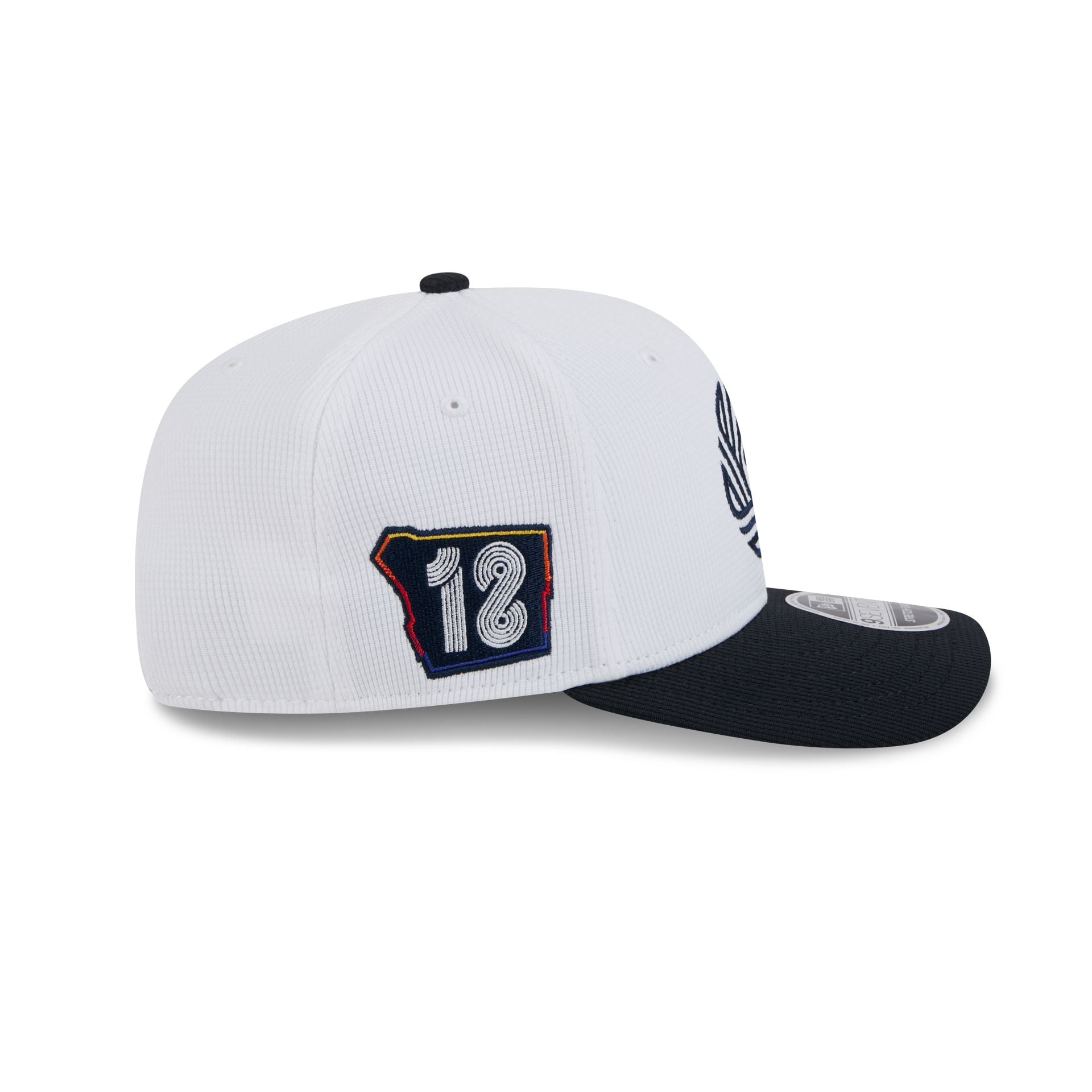 San Diego FC 2025 Jersey Hook White 9SEVENTY Stretch-Snap Hat