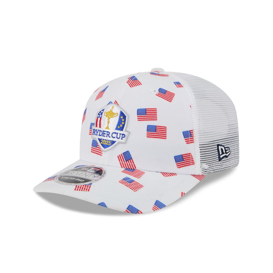 2025 Ryder Cup Flag Pattern 9SEVENTY Trucker Hat - New Era Cap