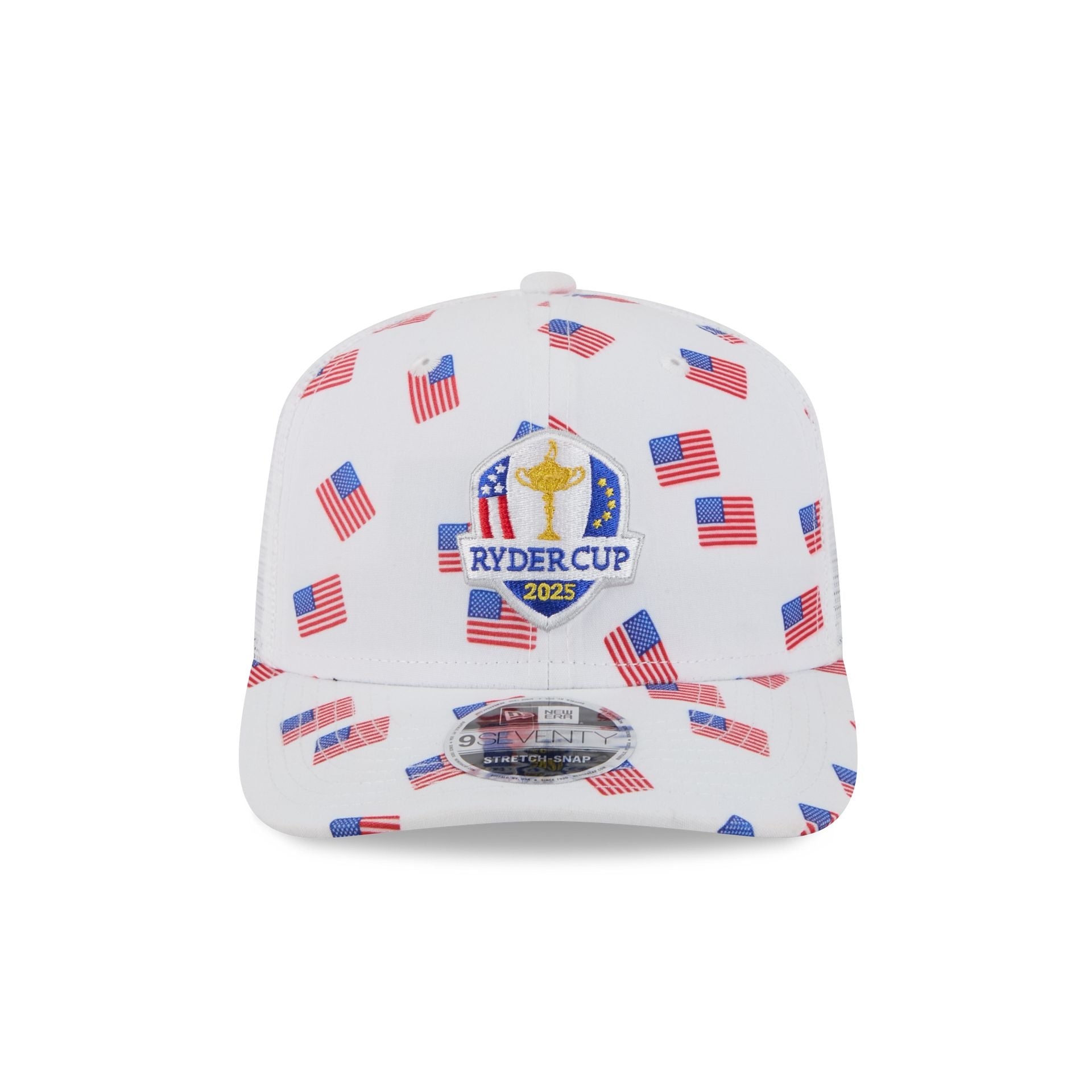 2025 Ryder Cup Flag Pattern 9SEVENTY Trucker Hat