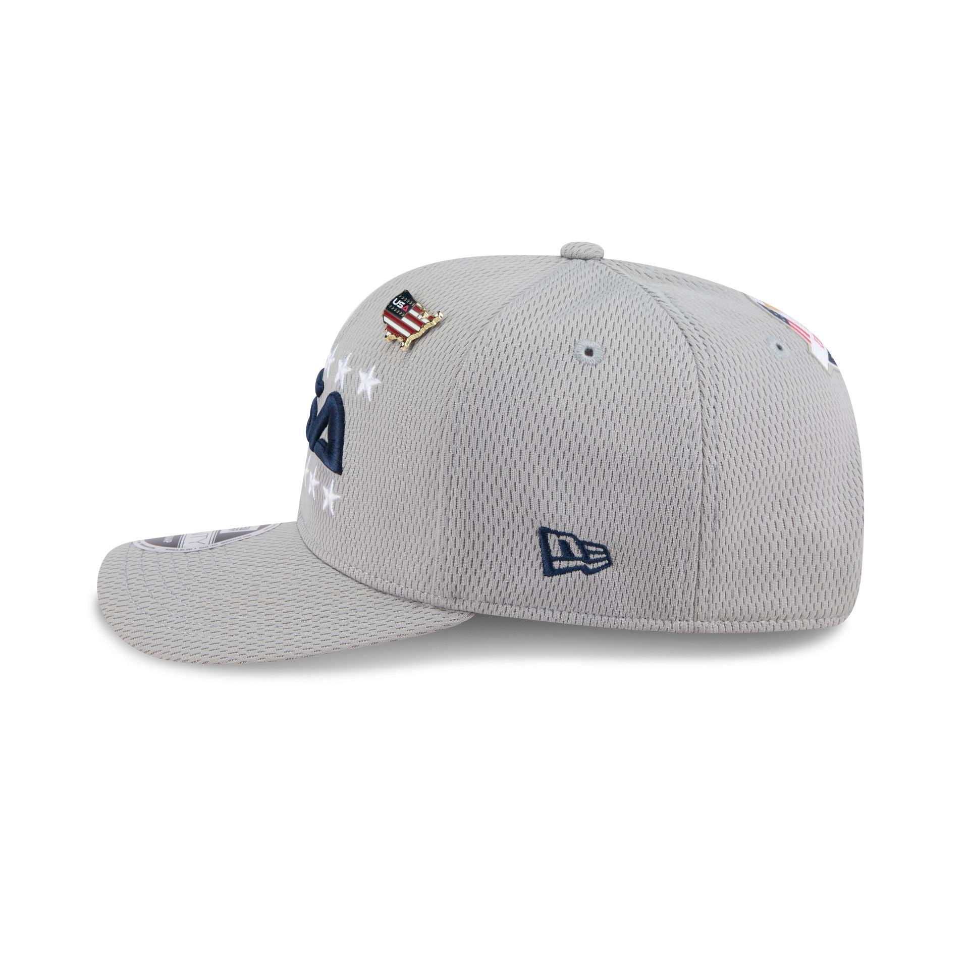2025 Ryder Cup Team USA Gray 9SEVENTY Stretch-Snap Hat