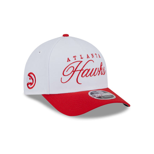 Atlanta Hawks 2025 Draft 9FORTY M-Crown A-Frame Snapback Hat - New Era Cap