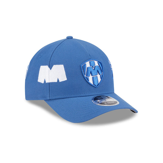 Rayados Indigo 9FORTY M-Crown A-Frame Trucker Hat - New Era Cap