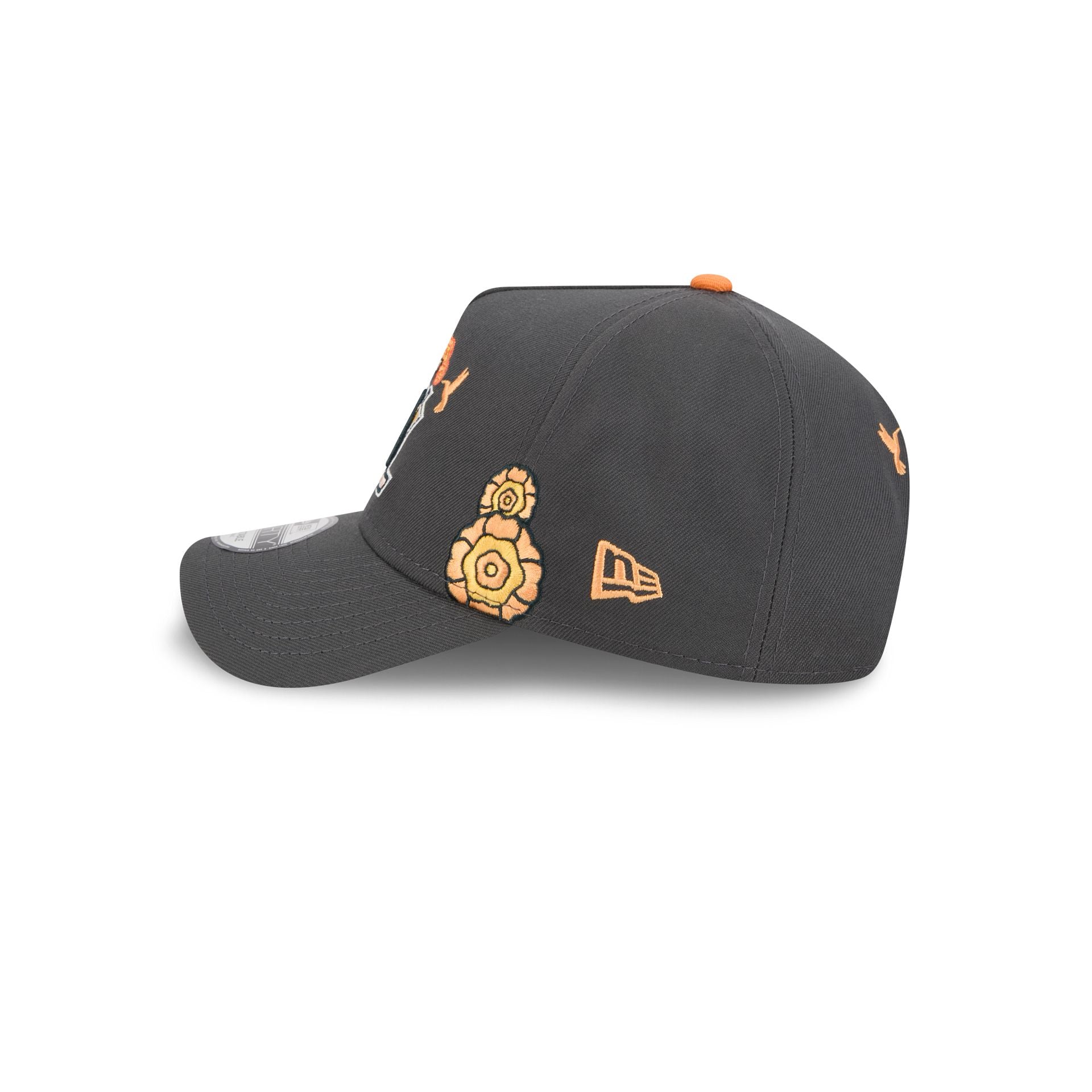 Anaheim Ducks Day of the Dead Graphite 9FORTY A-Frame Snapback Hat