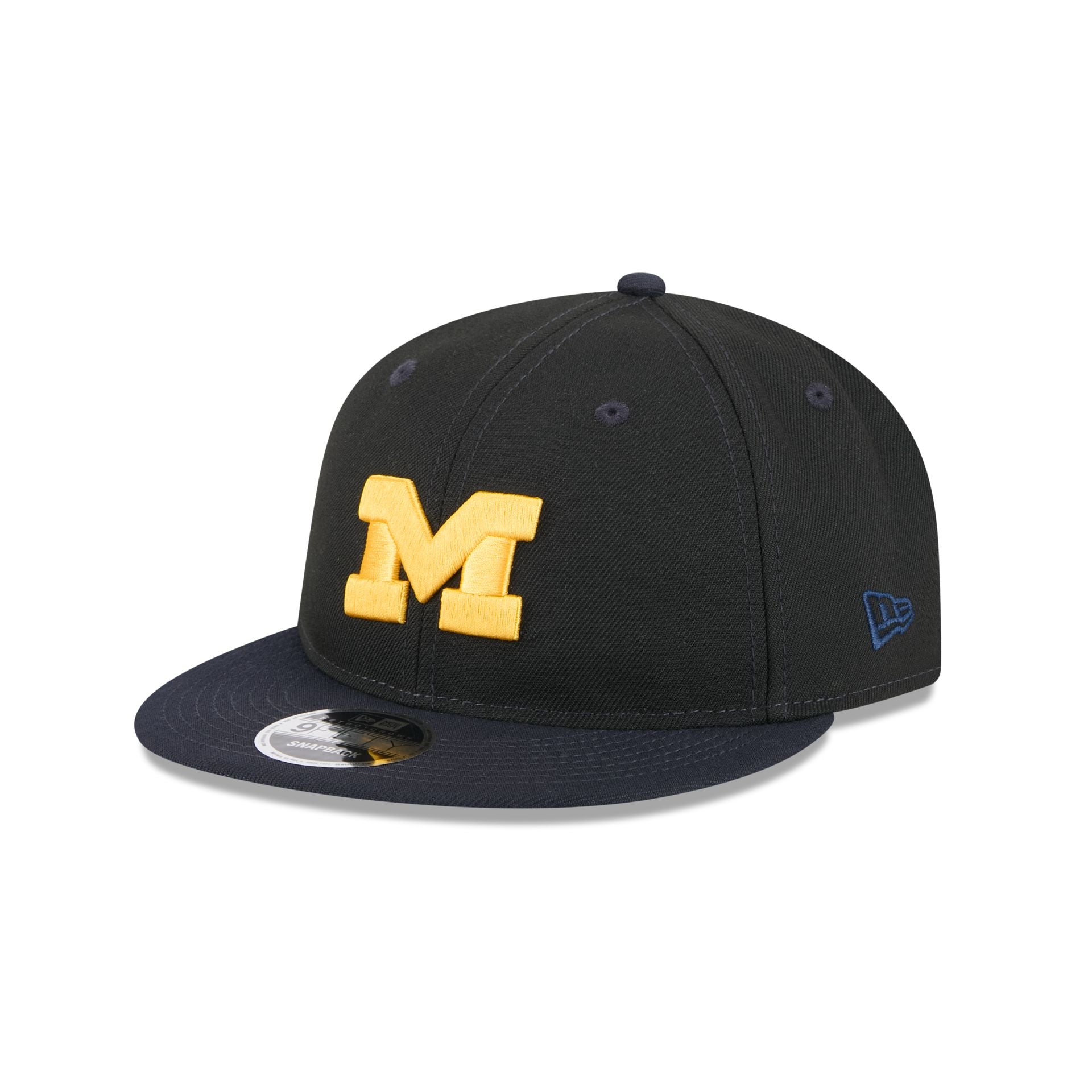 Michigan Wolverines Tournament Side Patch Retro Crown 9FIFTY Strapback Hat