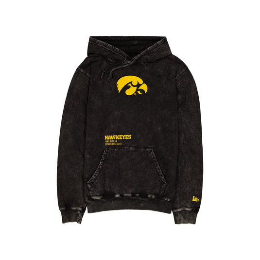 Iowa Hawkeyes Sport Night Black Hoodie - New Era Cap