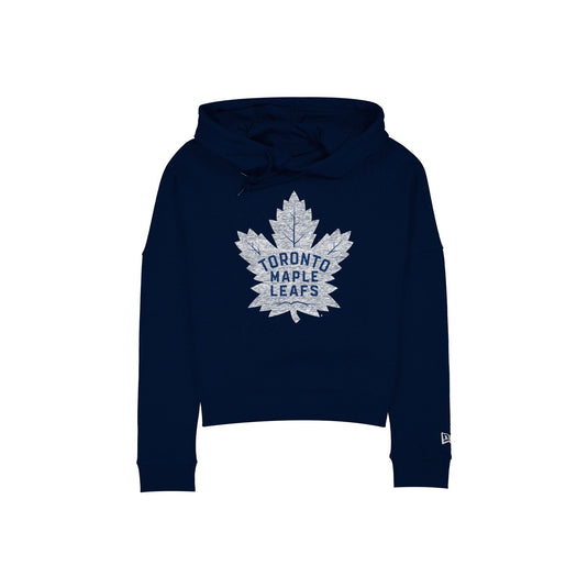 Toronto Maple Leafs Wash Logo Women's Hoodie - New Era Cap