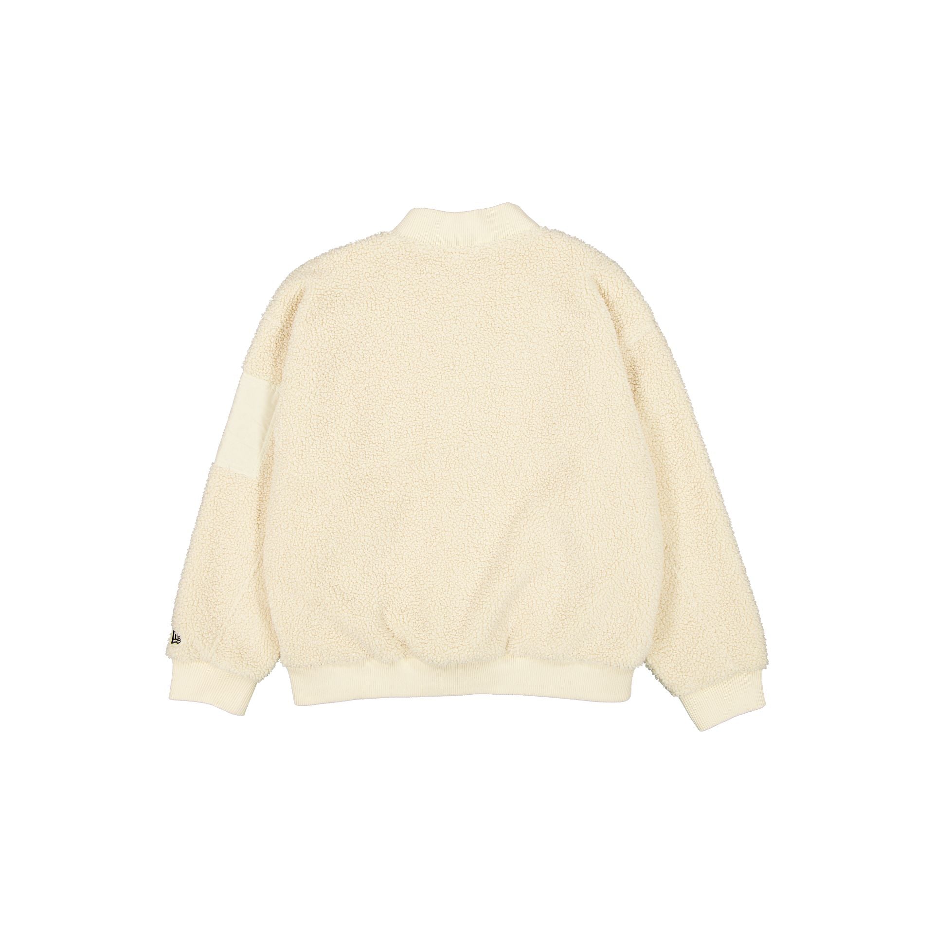 New York Yankees Sherpa Light Beige Women's Bomber Jacket