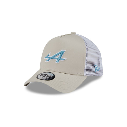 BWT Alpine F1 Team Color Pop 9FORTY A-Frame Trucker Hat - New Era Cap